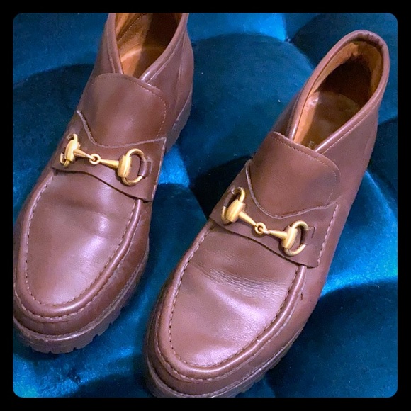 gucci loafer boots